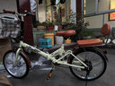 永久（FOREVER） 折叠自行车女款超轻便携小型男变速上班单车成人大人 免安装 升级版-变速-米黄 减震款 20英寸（适合身高140-160CM） 实拍图