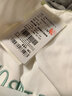 尚都比拉长袖纯棉t恤女春秋宽松显瘦内搭打底衫刺绣上衣 云白 M  实拍图
