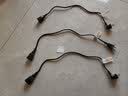 CABLE CREATION一绳电源延长线2插10a新国标3C认证两插10A两孔电源排插连接线电脑电视显示器风扇电瓶插座加长线 【10A转10A】黑色直头款 0.5米 实拍图