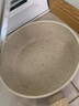 钢盾 麦饭石色炒锅不粘锅平底炒菜锅无油烟电磁炉通用 24CM米色有盖+锅铲 24cm 实拍图