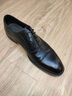 百丽【情人节礼物】张凌赫同款正装商务鞋内增高牛皮婚鞋59736CM1 【蒲熠星/许凯同款】黑色 44 (270mm) 实拍图
