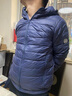 雅鹿短款轻薄羽绒服男冬季休闲轻薄款秋冬装防寒保暖上衣外套潮流男装 YF507V00960黑色立领 M （115-130斤） 实拍图