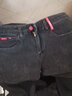 欧牧郎2025秋冬季牛仔裤男修身小脚裤男弹力韩版潮流休闲加绒加厚长裤子 8913灰色+1982灰色【弹力/修身】 32 码（腰围2尺5） 实拍图