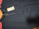 啄木鸟（TUCANO）短袖t恤男撞色翻领polo打底衫商务时尚休闲百搭上衣男装黑色4XL 实拍图