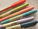 无印良品（MUJI）签字笔 914184 文具 口袋笔彩色记号笔NBC88A0S 杏黄色 1 实拍图