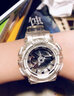 卡西欧（CASIO）Baby-g女表防震防水双显石英表多功能时尚运动学生礼物推荐 冰韧透明白BA-110CR-7A 实拍图