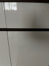 顾乐家（GULEJAR）现代新中式实木框鞋柜门口家用大容量玄关柜简约收纳柜入户隔断柜 木白106【层板可调+储物格】 实拍图