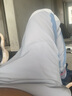 闪电潮牌（GENANX）侧条纹运动裤男束脚撞色拼接侧边松紧腰抽绳休闲卫裤易穿搭 灰色 S 实拍图