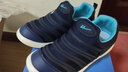 回力童鞋儿童运动鞋秋季新款软底女童毛毛虫鞋轻便套脚透气男童跑鞋 深蓝 （四季款） 35 内长约22.1cm 实拍图