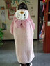 多妙屋儿童睡袍女童睡衣珊瑚绒秋冬加绒法兰绒家居服 99089粉色 140cm 实拍图