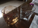 曼薇 无铅玻璃杯子居家茶杯高颜值水杯牛奶杯家用啤酒杯威士忌洋酒杯饮料果汁杯 琥珀＋金边 实拍图
