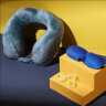 蓝旅（TRAVEL BLUE） 线下同款记忆棉u型枕礼盒套装旅行居家午休睡眠三件套送人 实拍图