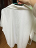 欧莎（OSA）OL通勤白色短袖雪纺衬衫女设计感小众新款衬衣上衣 白色 M 实拍图