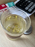 容山堂 木套玻璃绿茶杯 过滤泡茶带盖办公杯茶水分离家用水杯茶具 锤目纹木套玻璃月牙泡茶杯-大号 实拍图