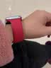达梭适用苹果手表S11表带Apple Watch S10/S9/SE3/Ultra官方液态硅胶iwatch8/7/6运动防水手表链 经典-黑色 44/45/46/49mm（标准码） 实拍图
