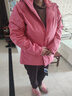 探拓（TECTOP）户外服 女抓绒内胆防风防寒滑雪服保暖95134CF女款藕粉3XL 实拍图
