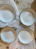 松发瓷器桃花缘中式家用陶瓷餐具碗盘碟组合清新简约金边餐具 桃花源7.75英寸深盘 实拍图