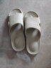 小白丫软底夏浴室拖鞋女按摩抗菌舒适防滑日式简约家居情侣洗澡凉拖鞋Y8 Y1浅灰色41-42适合40-41的脚码 实拍图