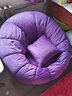 虎图腾个性时尚懒人南瓜沙发客厅休闲卡通卧室阳台单人小沙发椅创意 超柔紫色 单人位 实拍图