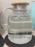 佳佰 冷水壶 大容量耐热玻璃杯  花茶果汁杯热饮家用玻璃凉水壶 1700ml 实拍图