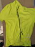 沃萨维（WOSAWE）春秋季公路车薄款长袖自行车骑行服高弹透气速干山地车短袖上衣男 初适-荧光绿长袖套装 吸湿排汗 L (适合70-80KG） 实拍图