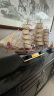 Snnei室内 实木帆船模型客厅摆件 创意办公室摆件 一帆风顺手工艺品开业礼品乔迁之喜礼物 《韦斯普奇号》90CM 晒单实拍图