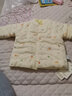 豆苗儿宝宝衣服冬季加厚棉衣婴儿衣服纯棉花手工棉袄内胆新生儿童幼儿一岁男女宝宝保暖棉服冬装 可爱黄色（加厚款） 73码建议年龄3-6个月 实拍图