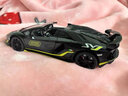 韬世 汽车模型合金玩具车跑车仿真车模儿童玩具汽车赛车回力小车车 兰博SVJ63 亮黑-顶棚可拆 实拍图