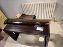 妙意轩 烧桐木仿古琴桌共鸣古琴桌凳实木琴桌琴凳国学古琴桌书法桌 炭烧色椭中号圆孔琴桌一套 实拍图