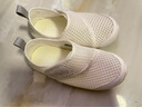 卡特兔童鞋婴儿学步鞋秋季儿童凉鞋软底网面宝宝鞋男女童幼儿园室内鞋 白黄 27 内长16.5cm  脚长15.6-16.2 实拍图