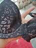 古今（GUJIN）【商场同款】内衣女性感优雅蕾丝花边舒适聚拢侧收文胸罩薄款 黑色 85B 实拍图