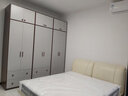 全友家居现代简约衣柜顶柜组合款家用卧室储物衣服收纳柜北欧成品衣橱 乌金木纹|二门衣柜+顶柜 实拍图