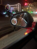 梅萨斯（MIXSAS）车载小圆镜 后视镜倒车辅助小圆镜 360角度按压可调玻璃防水防晒 白色【一对】+【临时停车牌】 实拍图