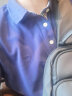 七匹狼短袖T恤男夏季商务保罗衫POLO冰爽抗菌翻领打底衫男装冰丝凉感 102(深蓝)-6387 170/88A(L) 实拍图