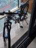 金武端自行车成人山地车公路赛车单车骑行变速超轻越野中学生初中青少年 尊享版-三刀轮-黑蓝色【铝架】 26寸24速 实拍图