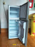 小鸭牌小冰箱85升双开门冰箱冷藏冷冻小型家用出租房宿舍两门电冰箱 一级能效节能省电低燥85A155B银 实拍图
