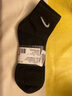 耐克（NIKE） 袜子男 25夏季新款运动袜时尚女袜快干袜子训练休闲足球篮球袜 Dri-Fit快干/三双装/热推款 L/26-28厘米/42-46码 实拍图