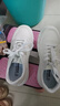 回力女鞋厚底板鞋潮流百搭小白鞋子女休闲运动鞋 1799 白/灰 39 实拍图