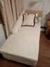 欧诗雅沐欧式新古典布艺贵妃椅小户型卧室美人榻法式轻奢可拆洗躺椅沙发床 米色【右贵妃】 实拍图