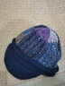 卡蒙（Kenmont）发热抗菌毛线帽贝雷帽子女冬天韩版针织帽百搭后托帽狐狸毛球9416 藏青色 均码  58cm 实拍图