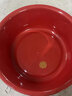 甲东里塑料家用大号红色乔迁新居结婚用品红桶加厚喜桶水桶手提陪嫁米桶 喜庆红套装大号(盘+盆+桶) 实拍图