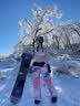酷峰滑雪眼镜登山男女滑雪装备双层防雾柱面护目镜可戴近视滑雪镜 【高清防雾】白框-银镜片 实拍图