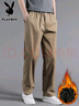 花花公子（PLAYBOY）休闲裤男2025年秋冬季裤子男士商务宽松直筒潮流长裤 实拍图