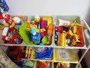 溢彩年华 玩具收纳架家用落地整理架可移动书架带轮置物架铁艺书架2227WH 实拍图