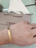 六福珠宝足金全世界足迹黄金手镯女款实心镯子婚嫁送礼 计价 F63TBGB0028 54mm-27.59克(含工费828元) 实拍图