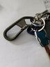 中邦中邦汽车钥匙扣男士腰挂钥匙链挂件金属钥匙圈双环简约锁匙扣礼物 黑色 实拍图