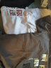 雅鹿短袖T恤男纯棉韩版潮流宽松大码透气打底衫青少年学生夏天休闲t恤 白/小伙伴 L （重120-130斤高165-170） 实拍图