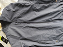 七匹狼夹克男秋季棒球领外套男士商务通勤简约单茄克衫防风衣男装棒球服 黑色-25新款三防抗静电 L (170) 实拍图