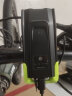 CRON-X JEANS自行车前灯山地车带喇叭可充电强光手电筒公路车灯电子铃铛骑行装备配件 4000毫安绿色 实拍图