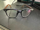 蔡司（ZEISS）镜片可选近视眼镜男女变色防雾防蓝光辐射平光镜木纹腿大框配度数 配1.56钻晶变色防蓝光0-300度 实拍图